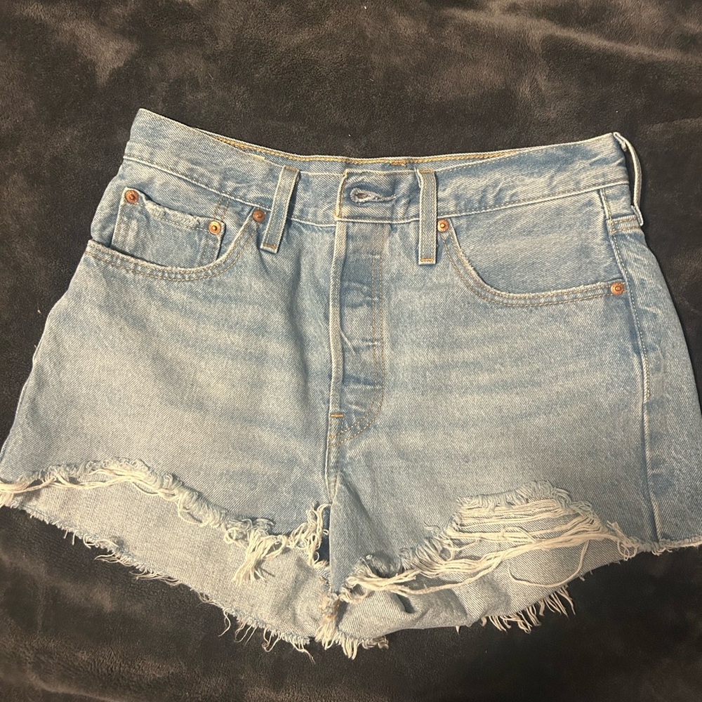 LEVI 501 - Denim Blue Women's Shorts
